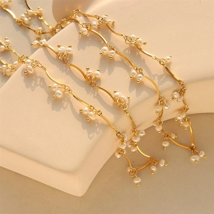 Dainty Pearl Neck Collar factory