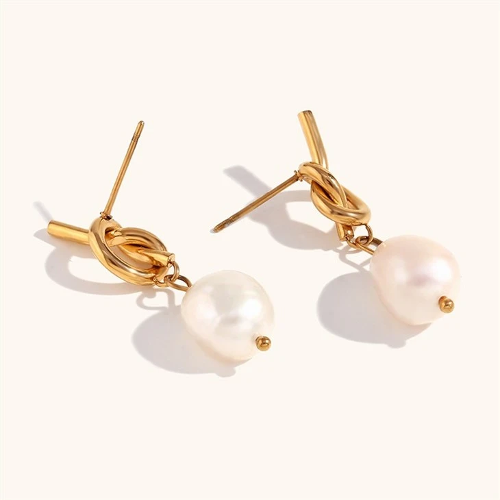 Knot Link Single Pearl Drops price