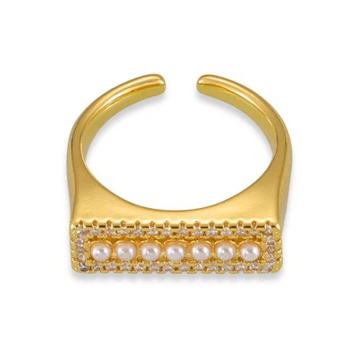 Helmi avoin sinetti sormus