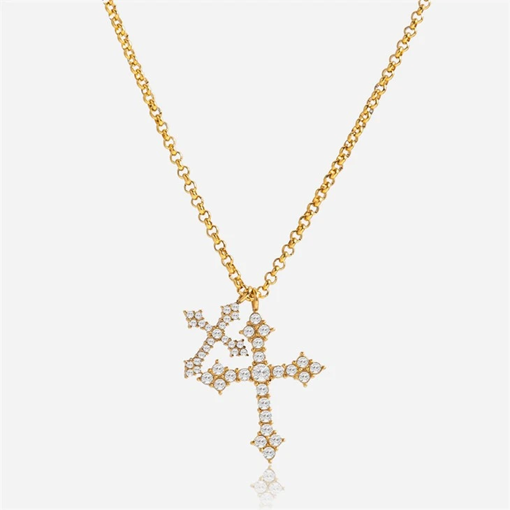 Sparkling Cross Riipus kaulakoru