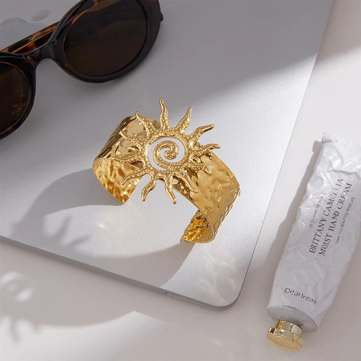 Spiral Sun Wide Bangle best