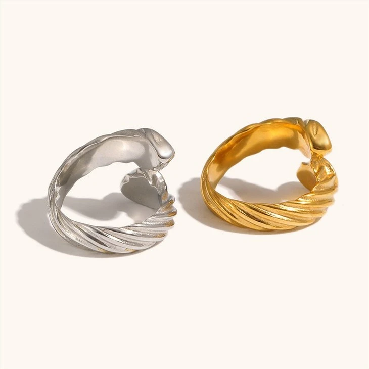 Twist Dual Stone Ring price